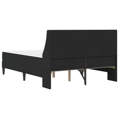 Struttura letto con materasso Nero 120 x 200 cm Velluto | homemem39