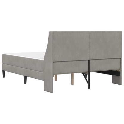 Struttura letto con materasso Grigio chiaro 140 x 200 cm | homemem39