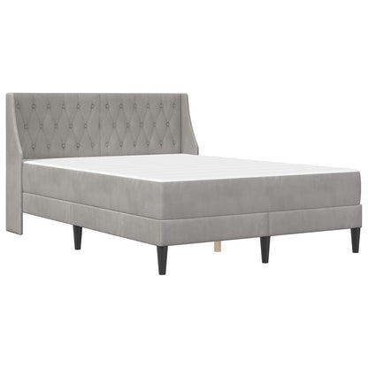 Struttura letto con materasso Grigio chiaro 160 x 200 cm | homemem39