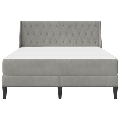 Struttura letto con materasso Grigio chiaro 160 x 200 cm | homemem39