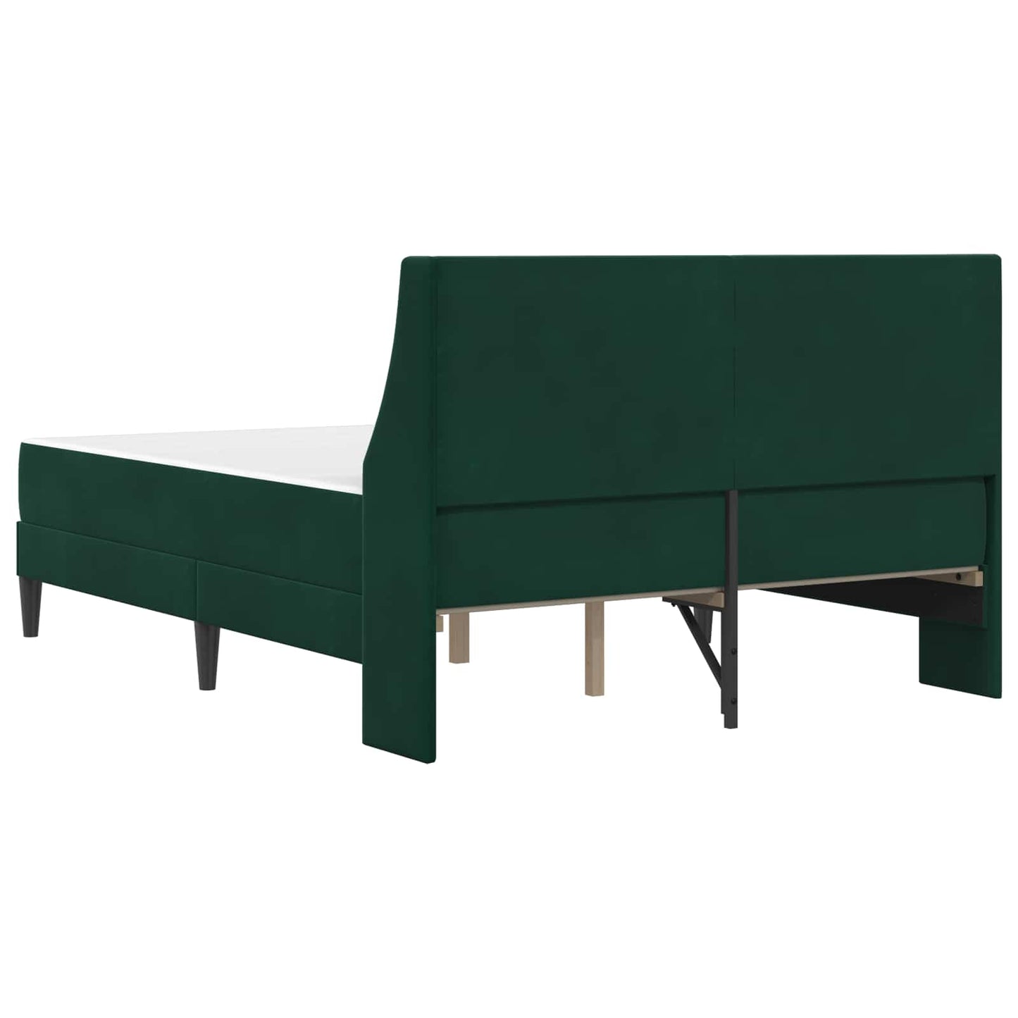 Struttura letto con materasso Verde Scuro 180 x 200 cm Velluto | homemem39