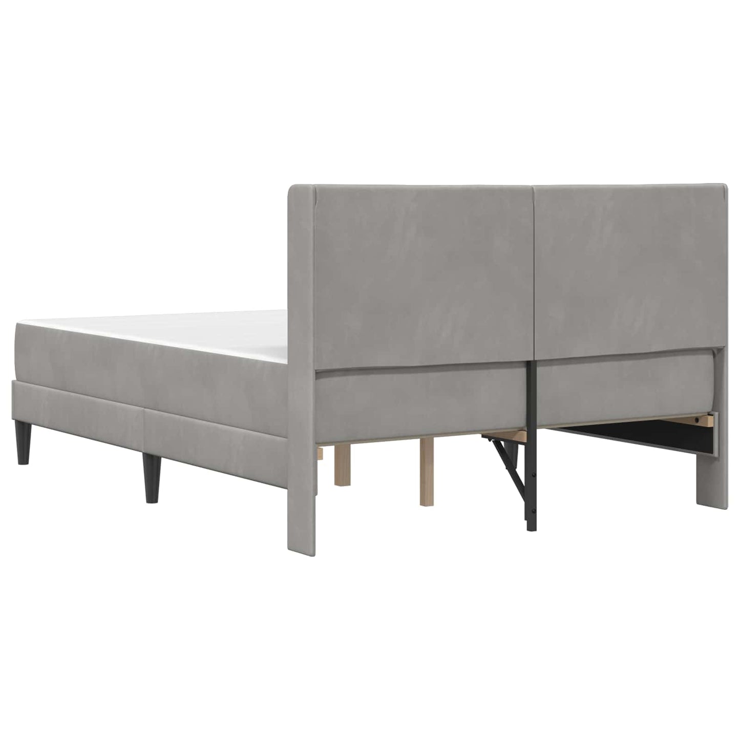 Struttura letto con materasso Grigio Chiaro 120 x 200 cm | homemem39