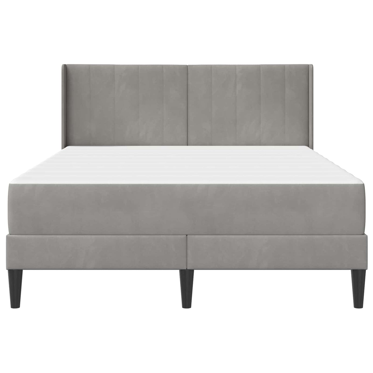 Struttura letto con materasso Grigio Chiaro 120 x 200 cm | homemem39