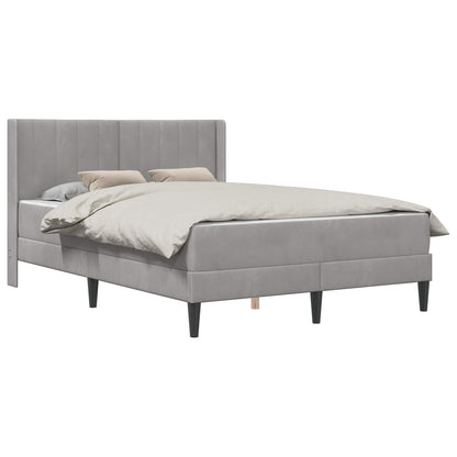 Struttura letto con materasso Grigio Chiaro 160 x 200 cm | homemem39