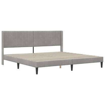Struttura letto con materasso Grigio Chiaro 180 x 200 cm | homemem39