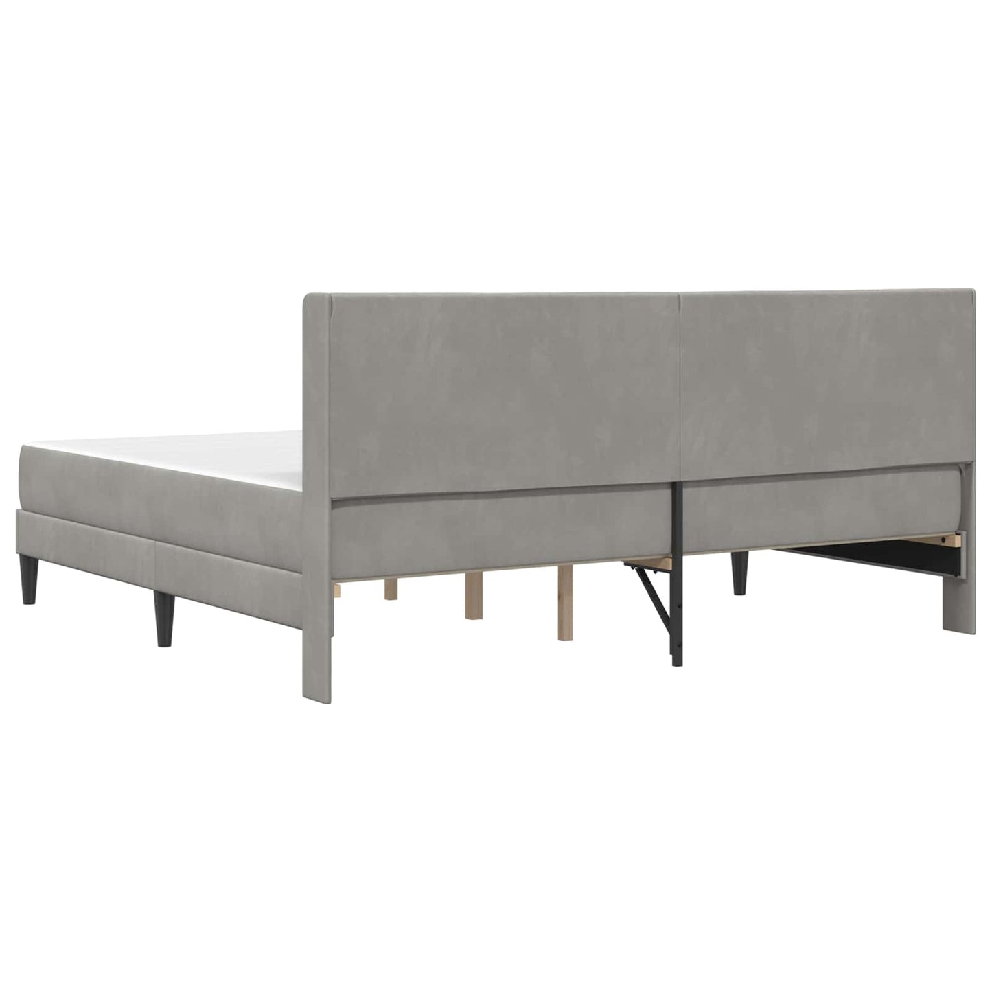 Struttura letto con materasso Grigio Chiaro 180 x 200 cm | homemem39