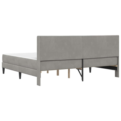 Struttura letto con materasso Grigio Chiaro 180 x 200 cm | homemem39