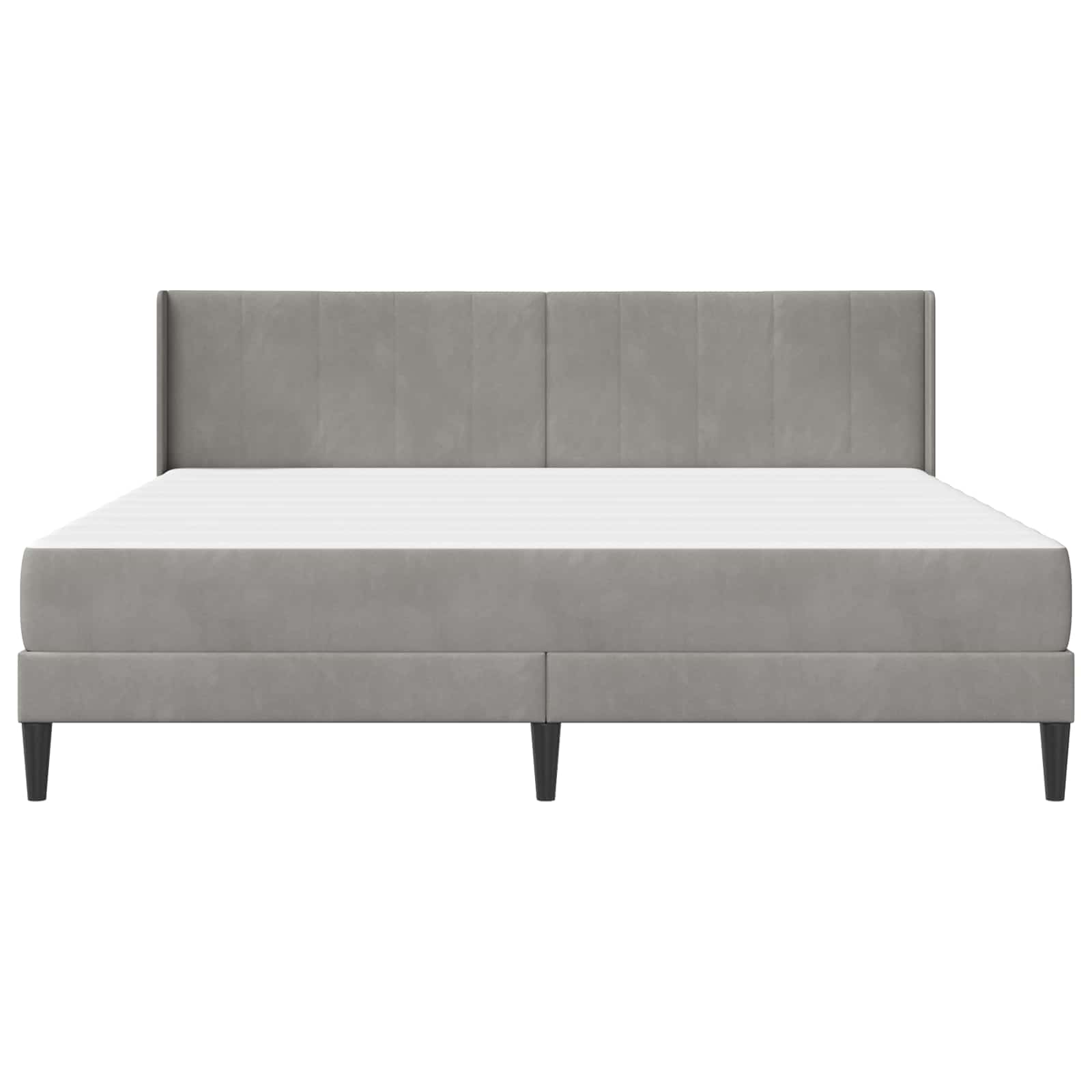 Struttura letto con materasso Grigio Chiaro 180 x 200 cm | homemem39
