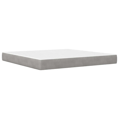 Struttura letto con materasso Grigio Chiaro 200 x 200 cm | homemem39