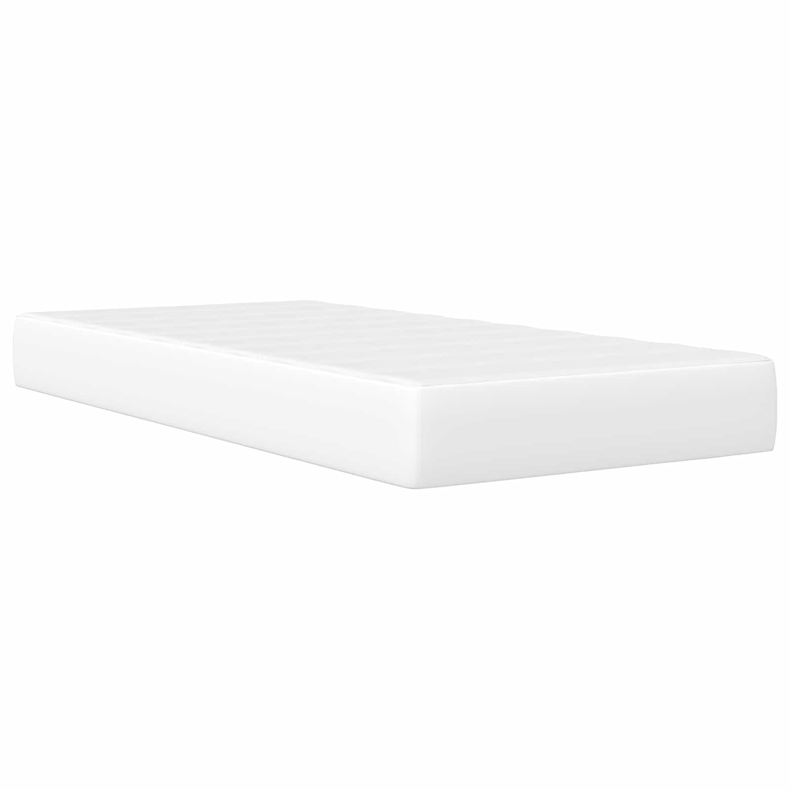 Struttura letto con materasso Bianco 80 x 200 cm Similpelle | homemem39