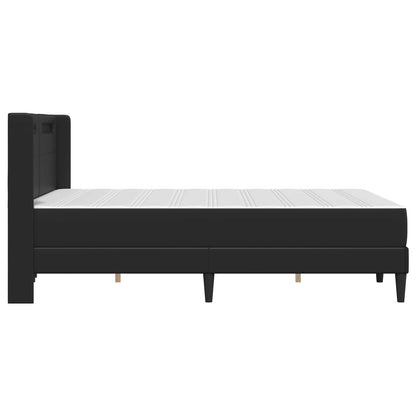 Struttura letto con materasso Nero 120 x 190 cm Similpelle | homemem39