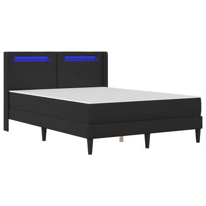 Struttura letto con materasso Nero 120 x 200 cm Similpelle | homemem39