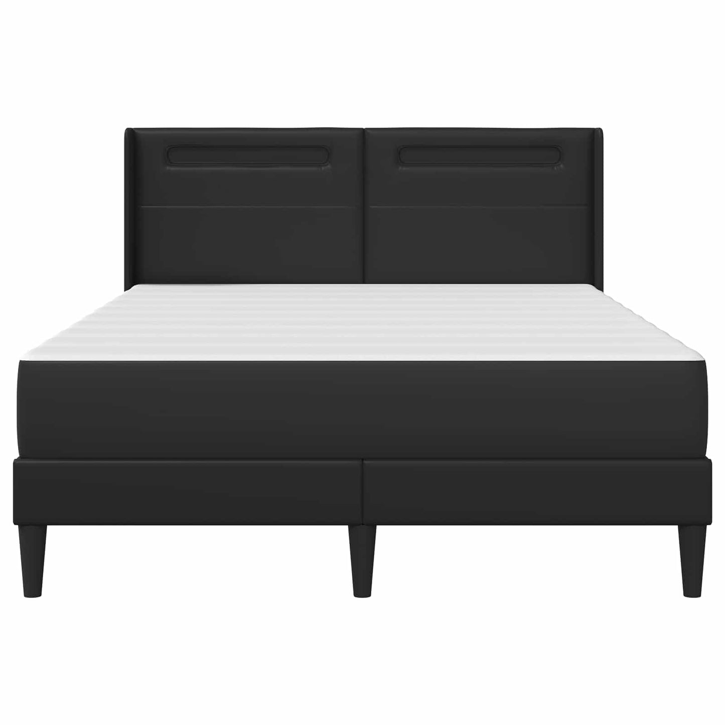 Struttura letto con materasso Nero 120 x 200 cm Similpelle | homemem39
