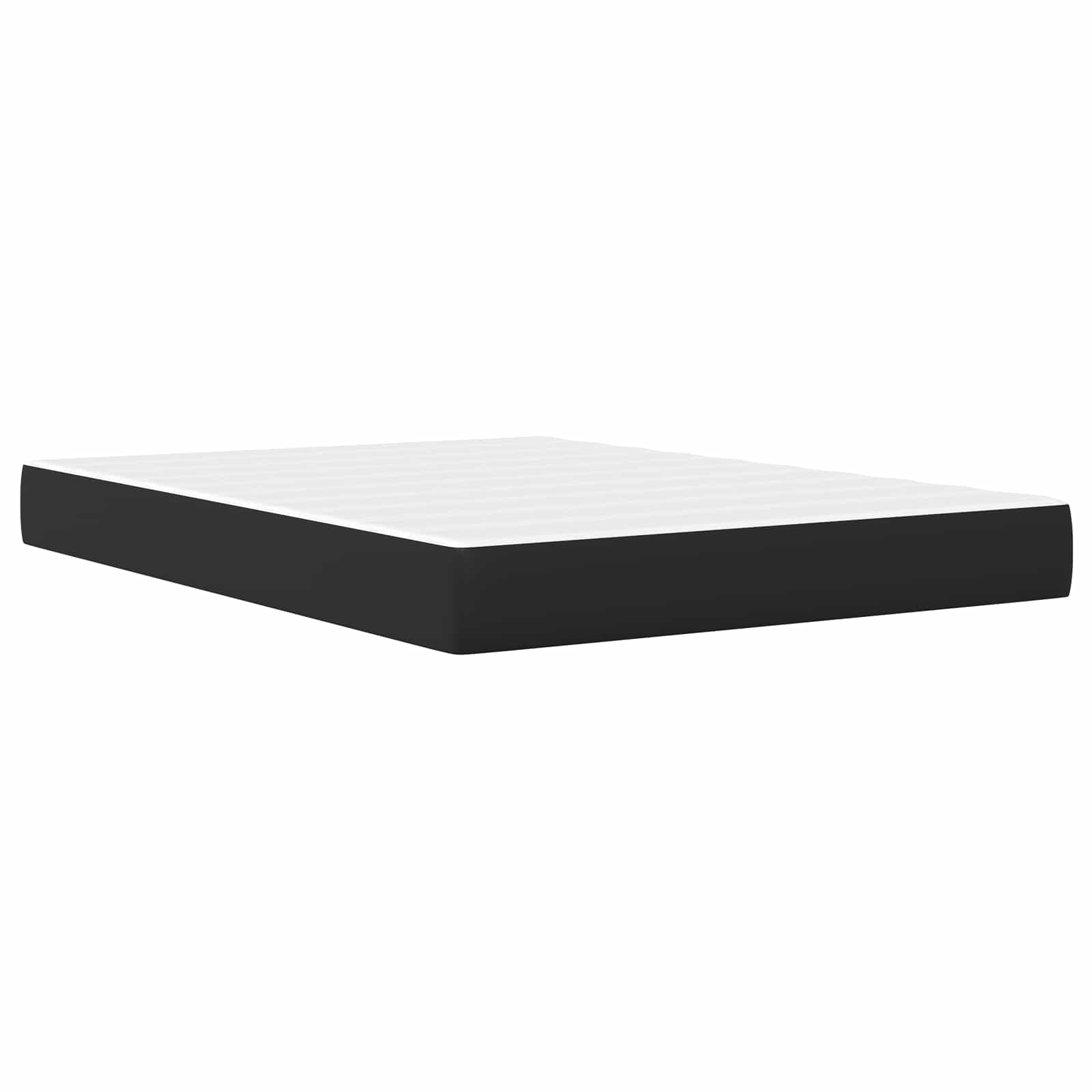 Struttura letto con materasso Nero 140 x 190 cm Similpelle | homemem39