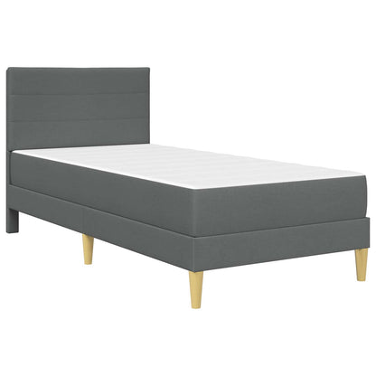 Struttura del letto Grigio scuro 80 x 200 cm Poliestere | homemem39