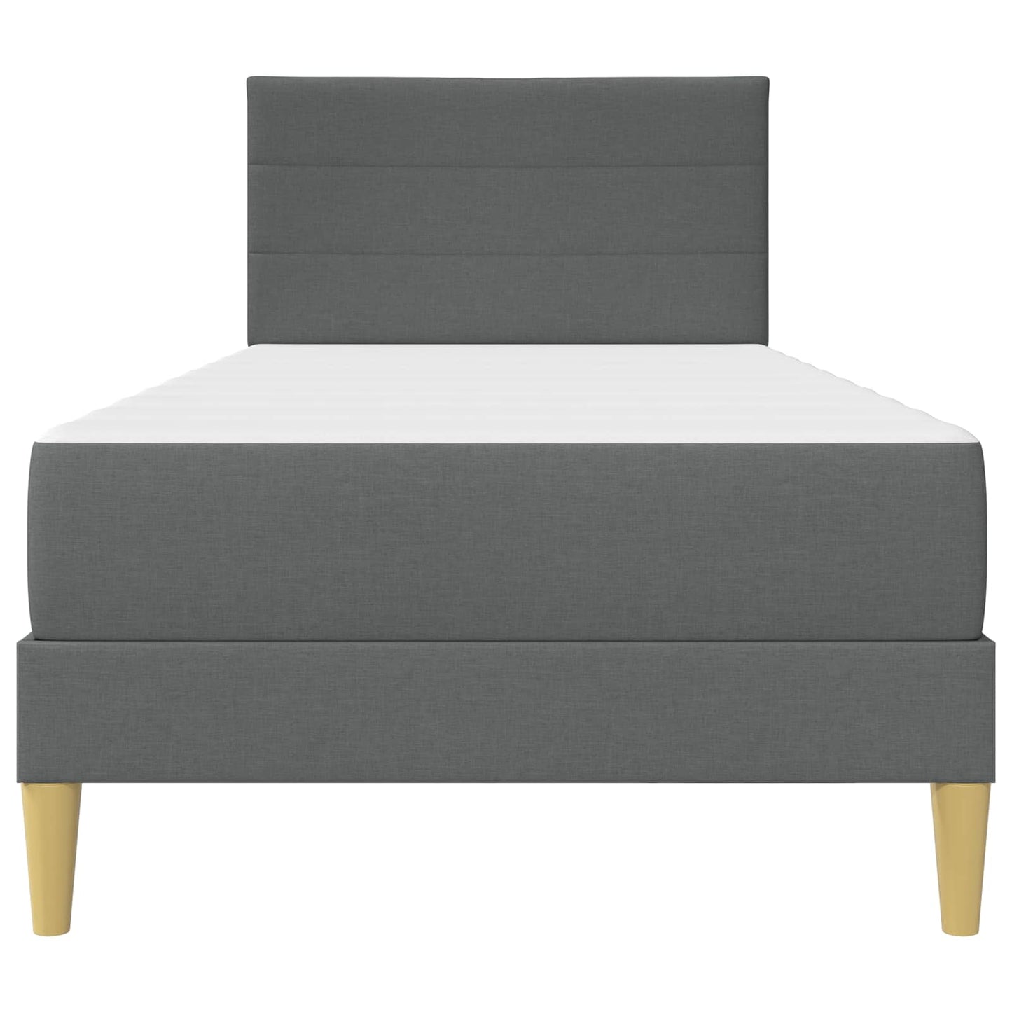 Struttura del letto Grigio scuro 80 x 200 cm Poliestere | homemem39
