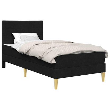 Struttura del letto Nero 90 x 200 cm Poliestere | homemem39