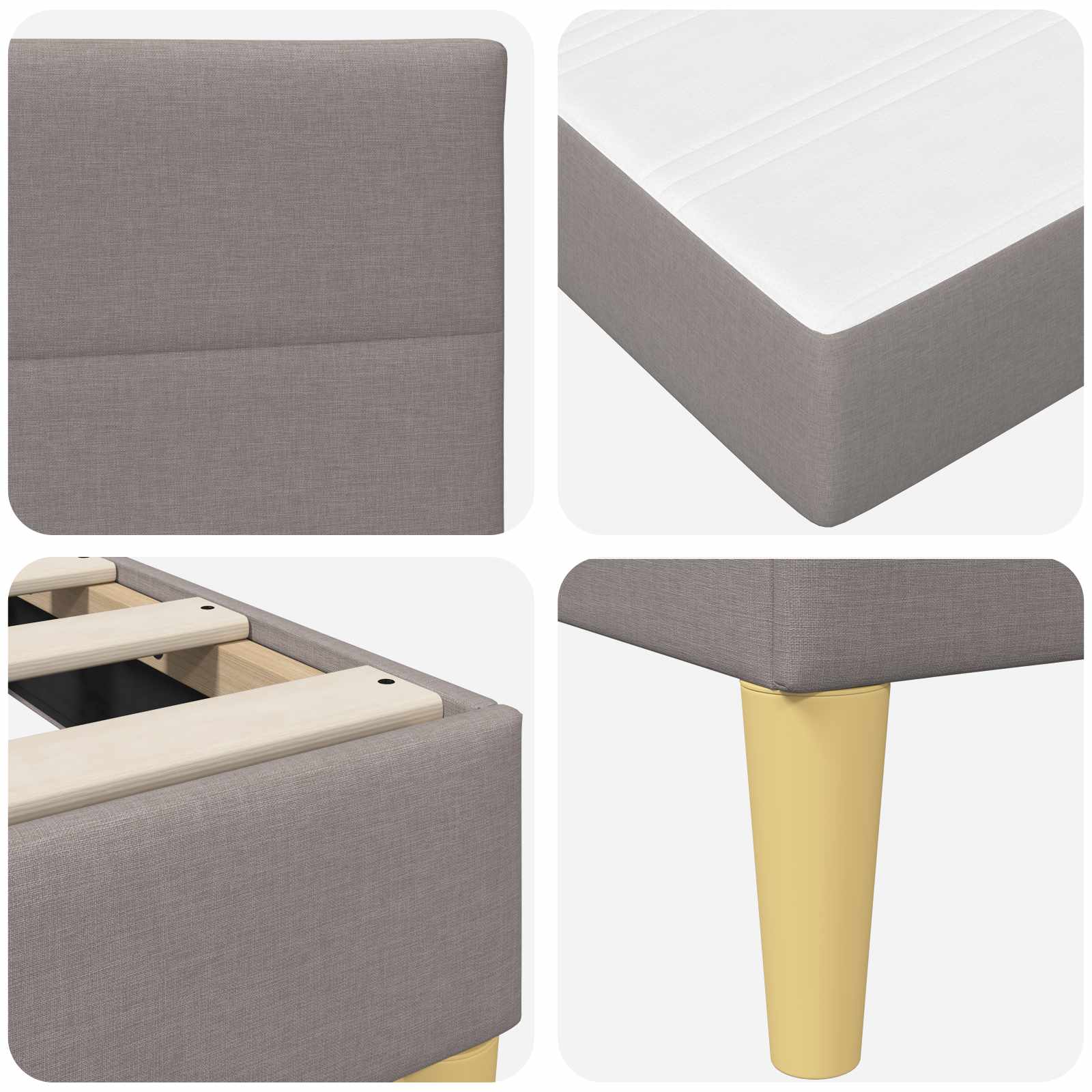 Struttura del letto Talpa 90 x 200 cm Poliestere | homemem39