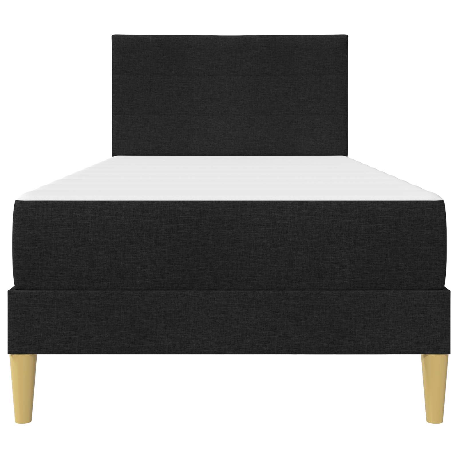 Struttura del letto Nero 100 x 200 cm Poliestere | homemem39