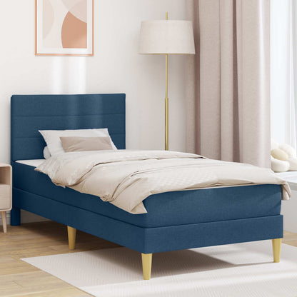 Struttura del letto Blu 100 x 200 cm Poliestere | homemem39
