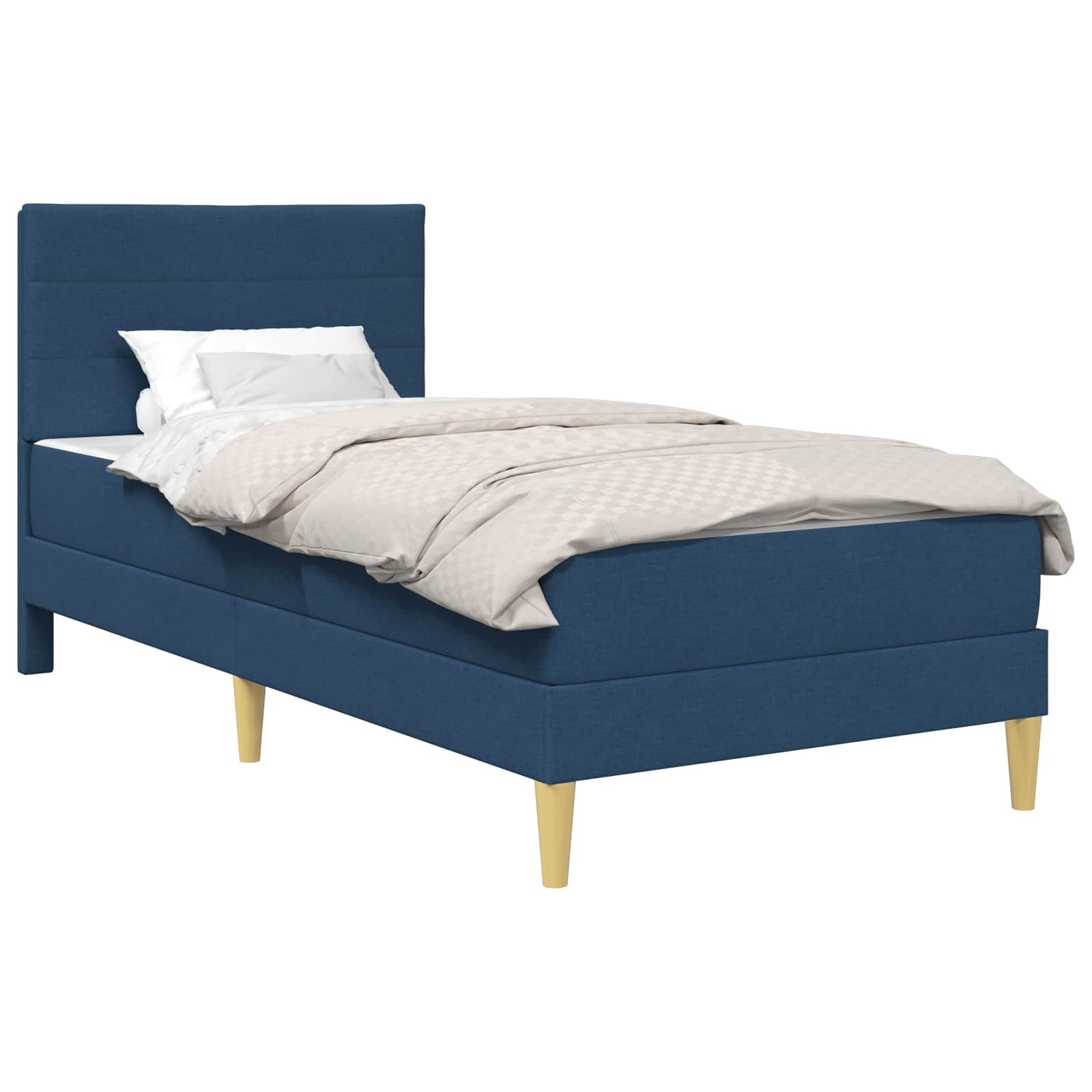 Struttura del letto Blu 100 x 200 cm Poliestere | homemem39