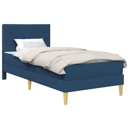 Struttura del letto Blu 100 x 200 cm Poliestere | homemem39