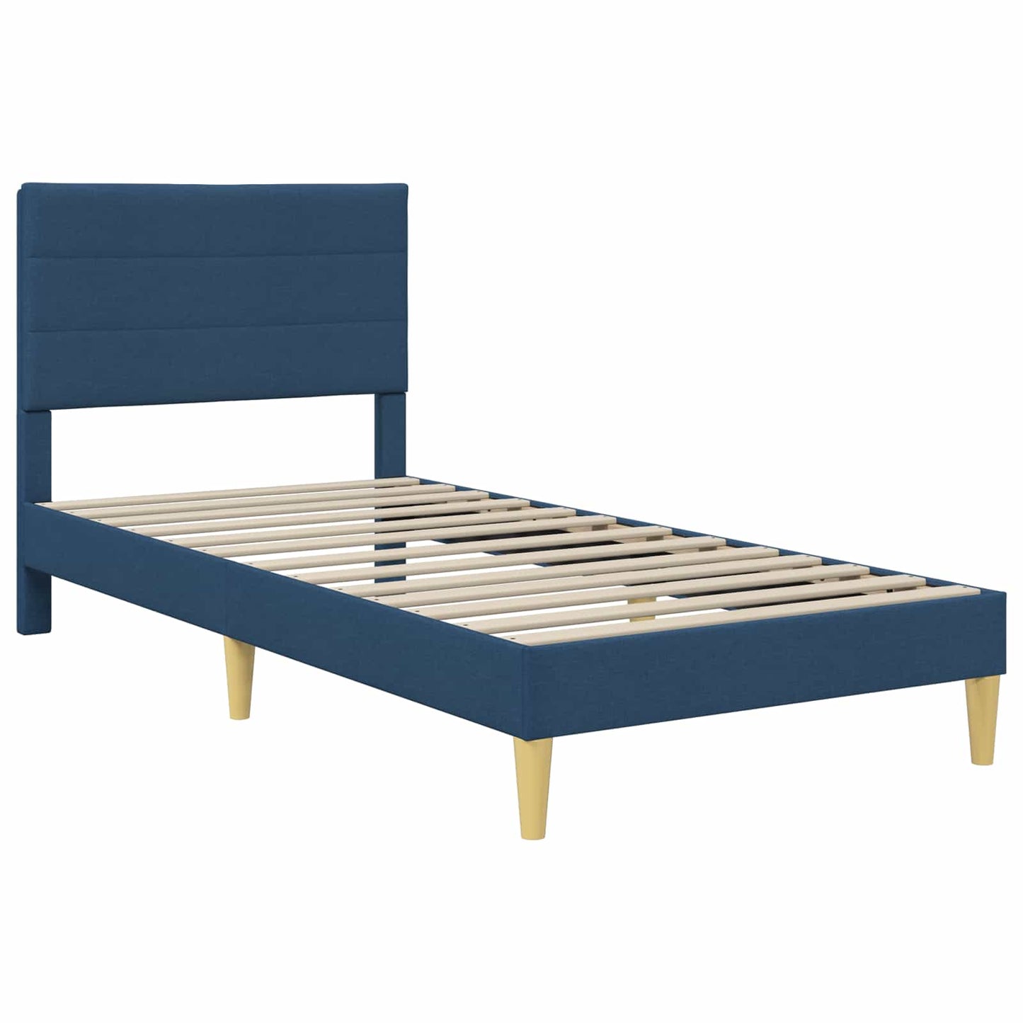 Struttura del letto Blu 100 x 200 cm Poliestere | homemem39