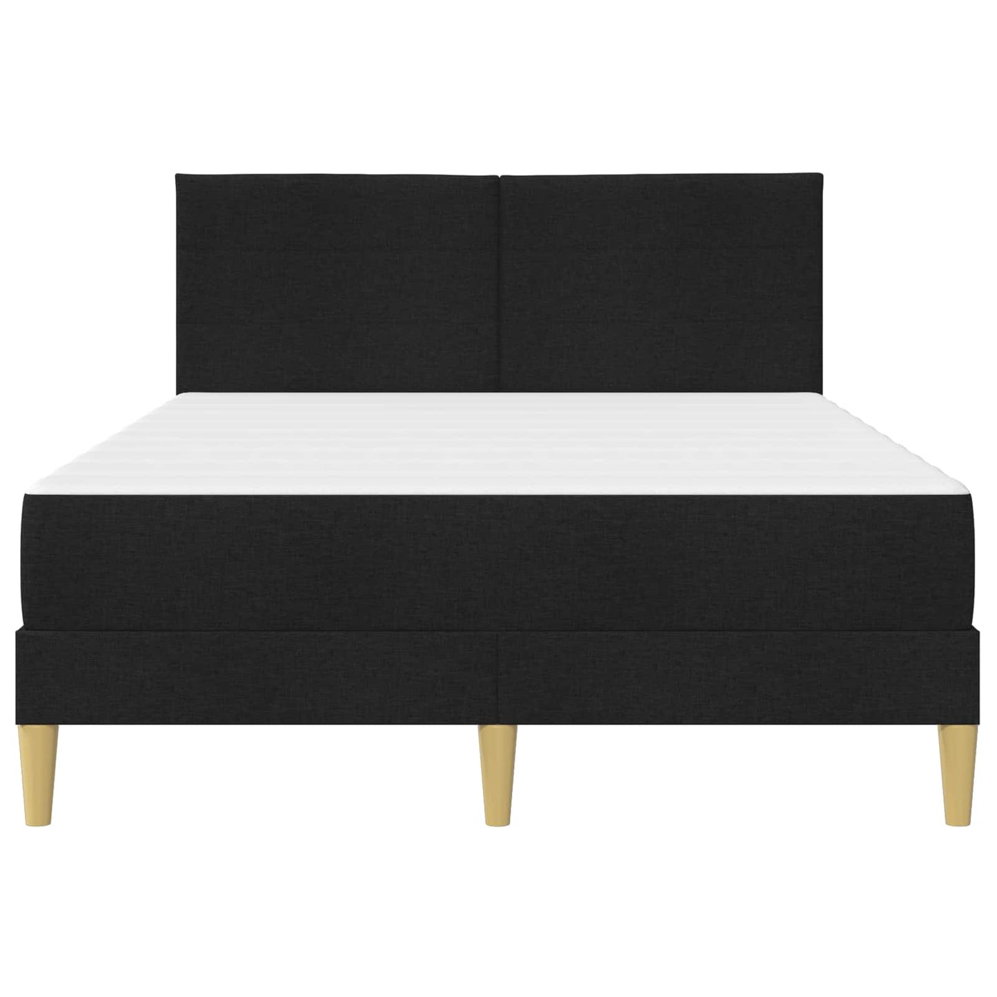 Struttura del letto Nero 120 x 190 cm Poliestere