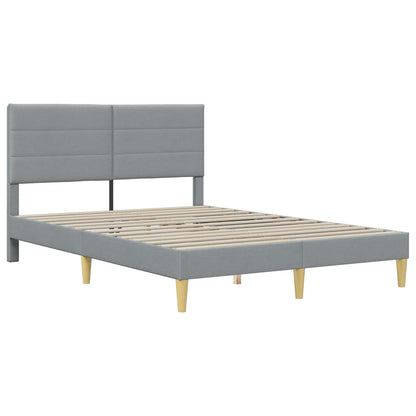 Struttura del letto Grigio chiaro 120 x 200 cm Poliestere | homemem39
