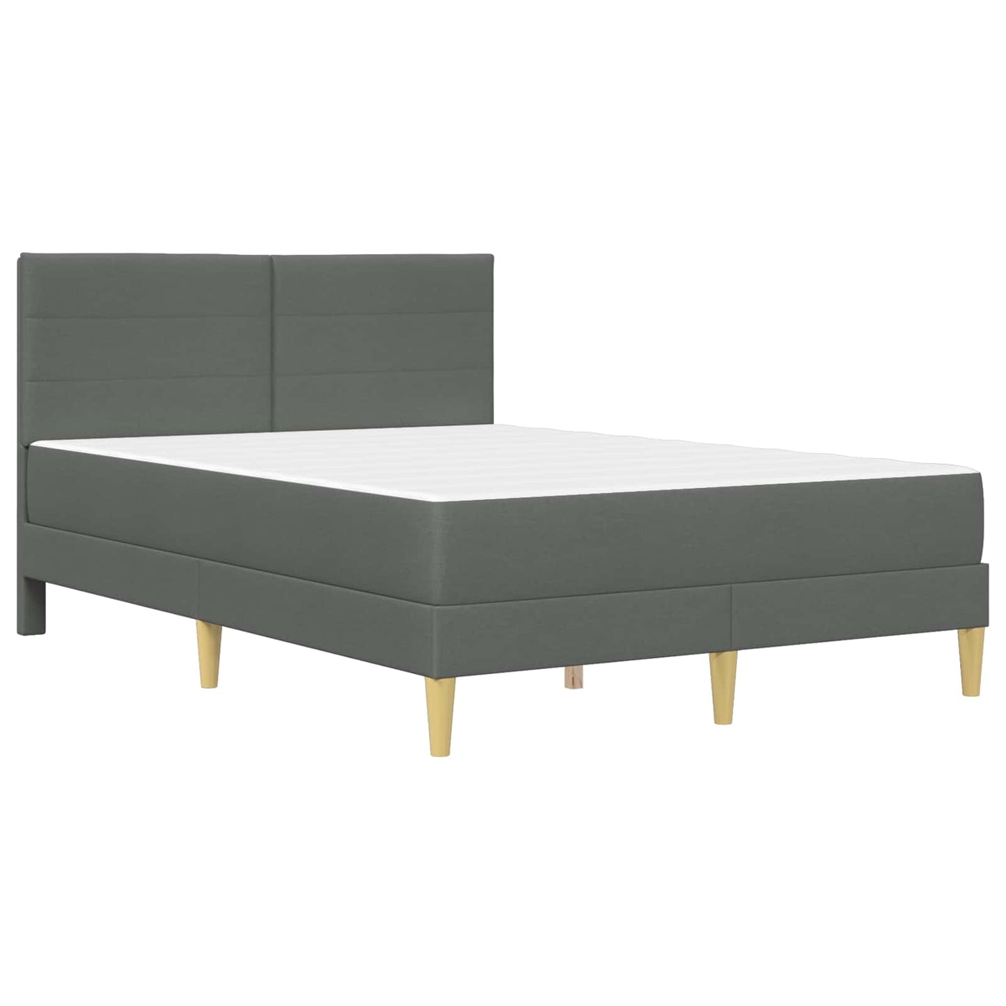 Struttura del letto Grigio scuro 120 x 200 cm Poliestere | homemem39