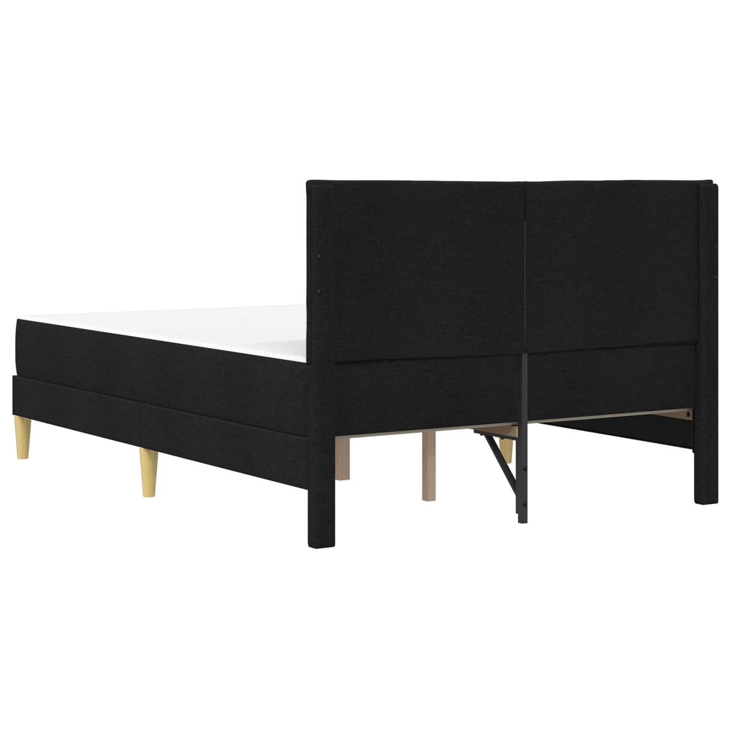 Struttura del letto Nero 120 x 200 cm Poliestere | homemem39