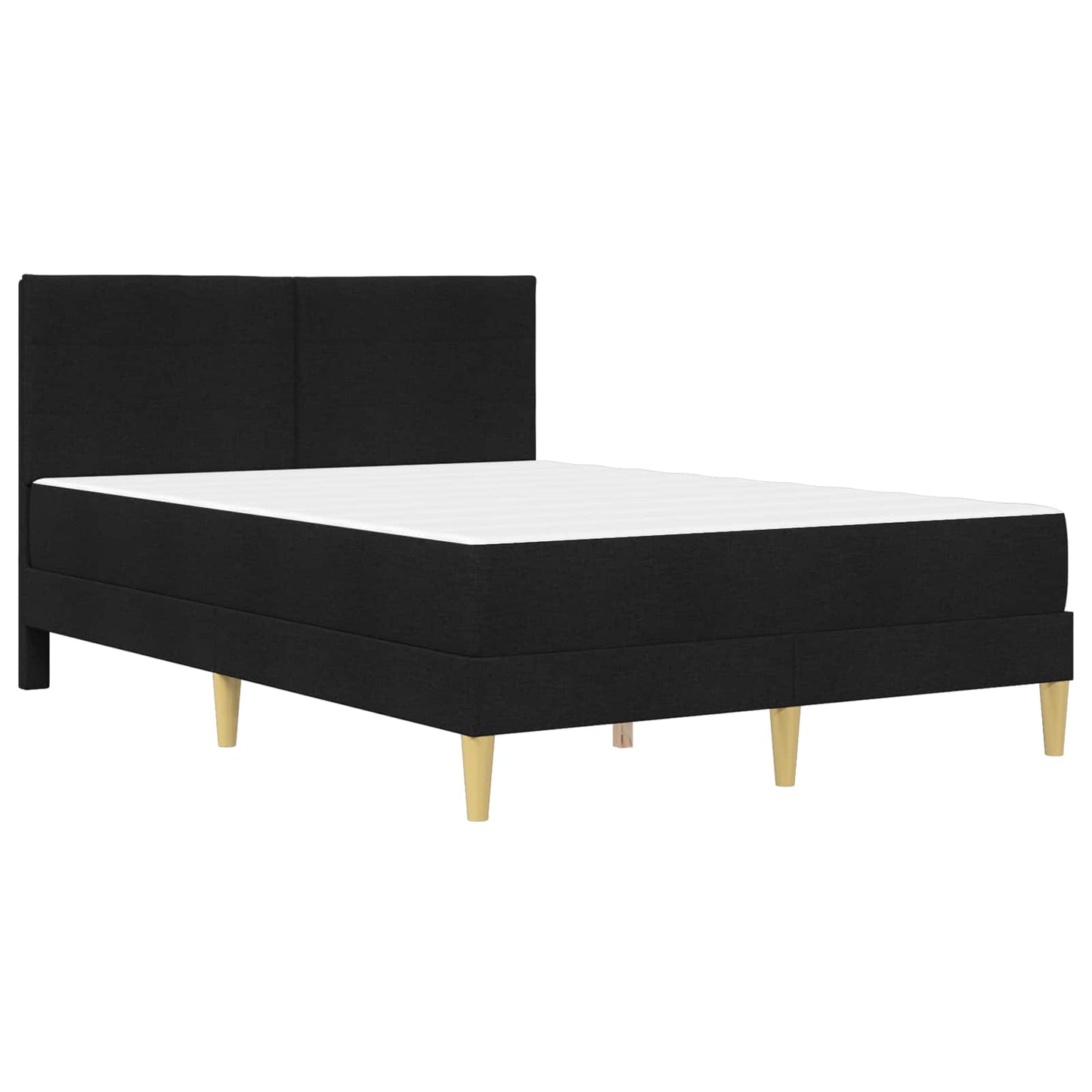 Struttura del letto Nero 140 x 190 cm Poliestere | homemem39