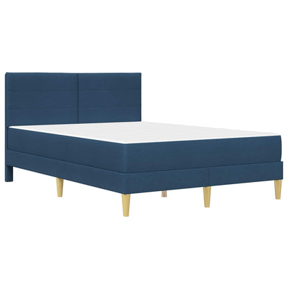 Struttura del letto Blu 140 x 190 cm Poliestere | homemem39