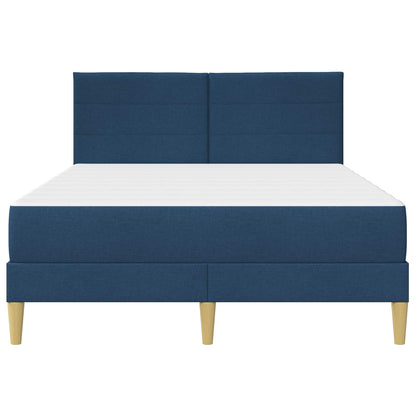 Struttura del letto Blu 140 x 190 cm Poliestere | homemem39