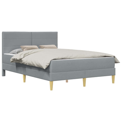 Struttura del letto Grigio chiaro 140 x 200 cm Poliestere | homemem39
