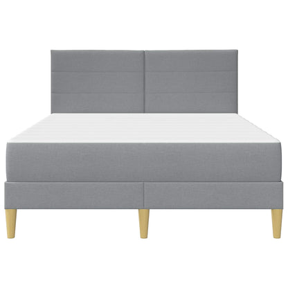 Struttura del letto Grigio chiaro 140 x 200 cm Poliestere | homemem39