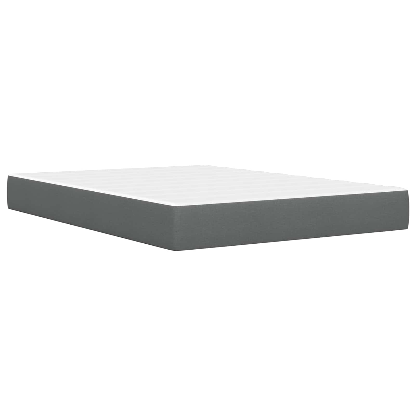 Struttura del letto Grigio scuro 140 x 200 cm Poliestere | homemem39