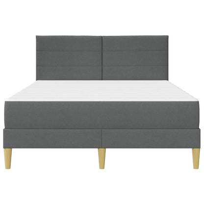 Struttura del letto Grigio scuro 140 x 200 cm Poliestere | homemem39