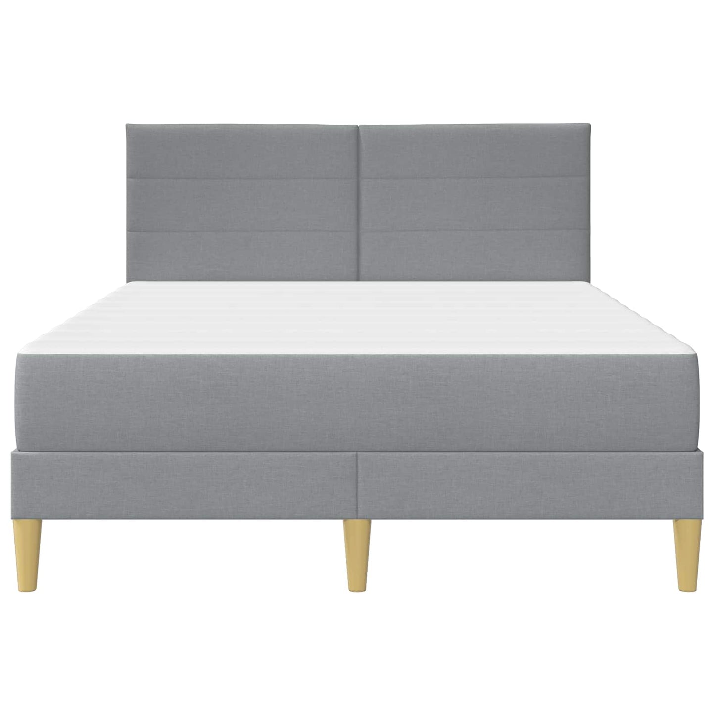 Struttura del letto Grigio chiaro 160 x 200 cm Poliestere | homemem39