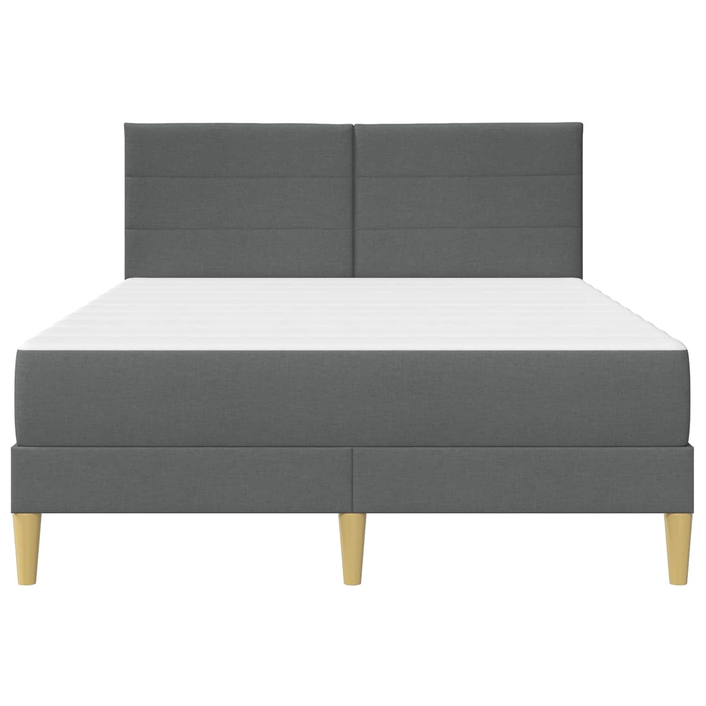 Struttura del letto Grigio scuro 160 x 200 cm Poliestere | homemem39