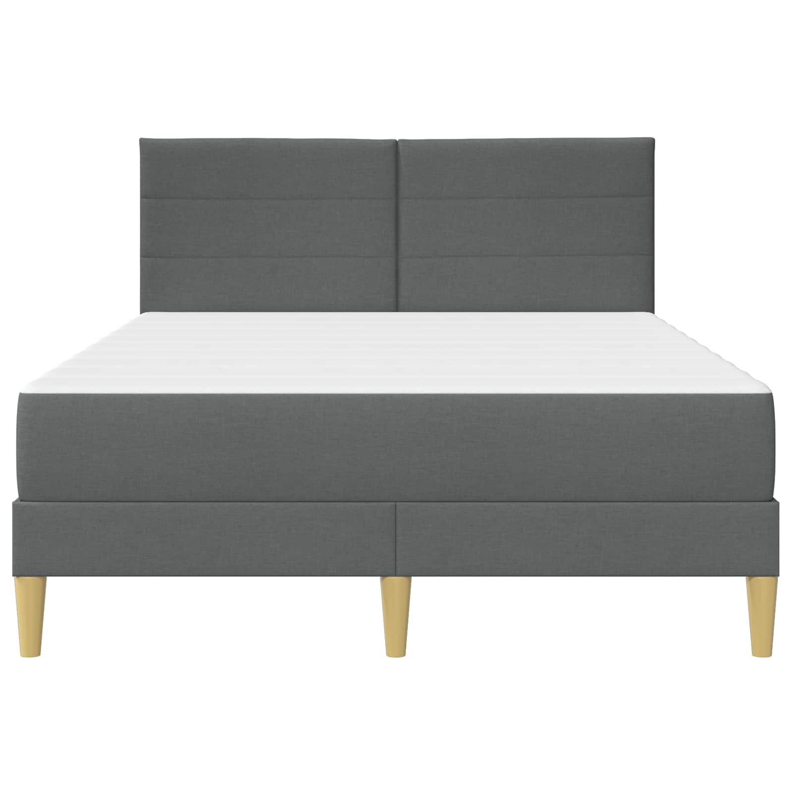 Struttura del letto Grigio scuro 160 x 200 cm Poliestere | homemem39
