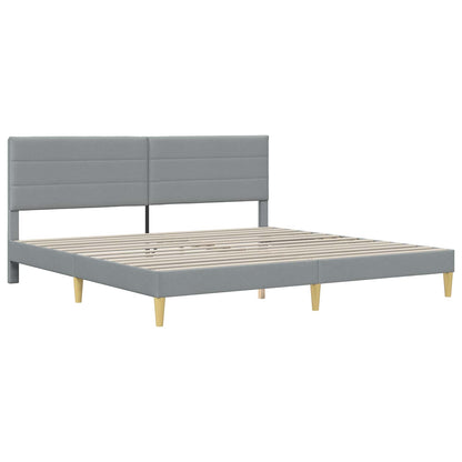 Struttura del letto Grigio chiaro 180 x 200 cm Poliestere | homemem39