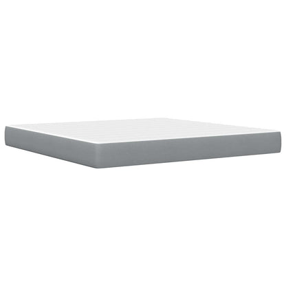 Struttura del letto Grigio chiaro 180 x 200 cm Poliestere | homemem39
