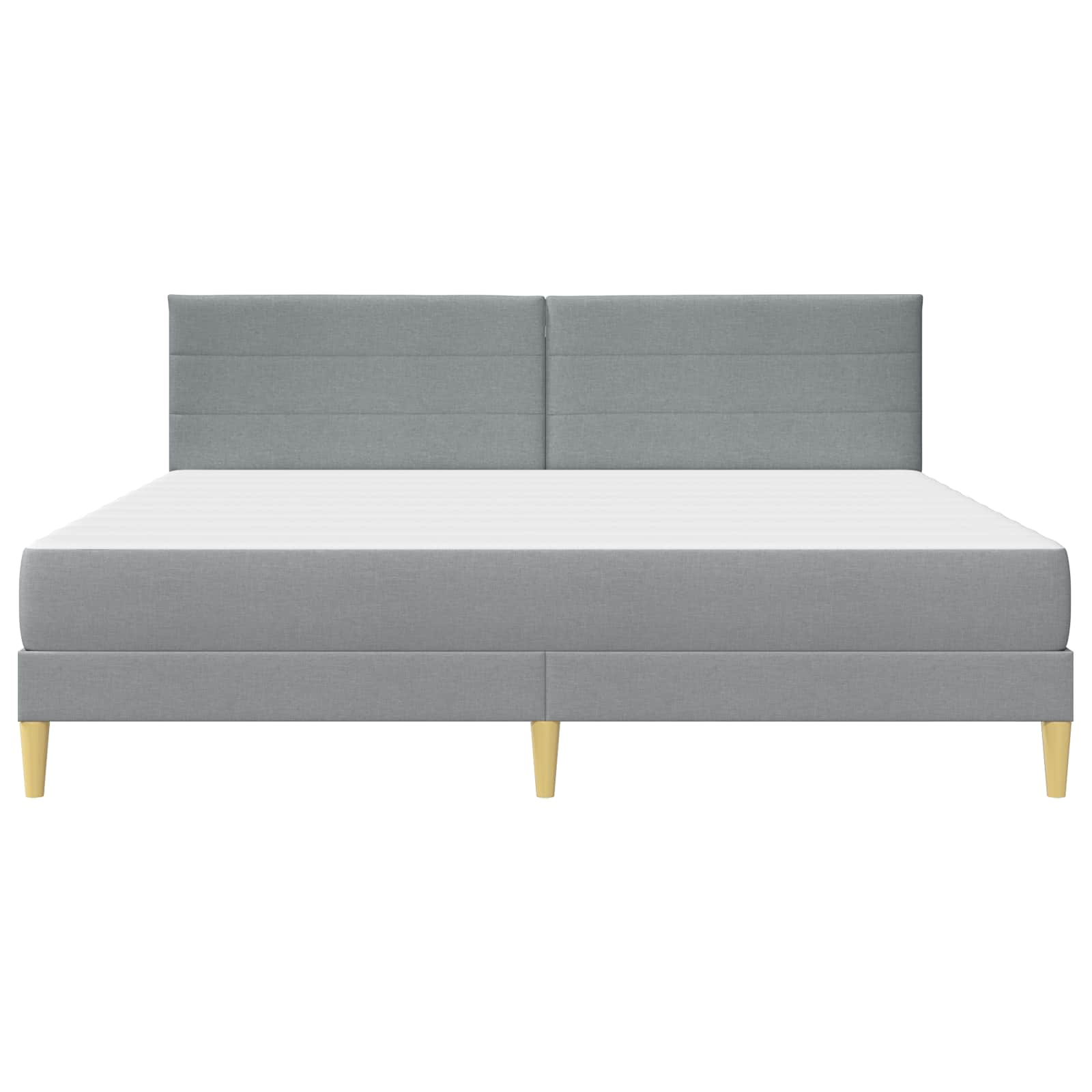 Struttura del letto Grigio chiaro 180 x 200 cm Poliestere | homemem39
