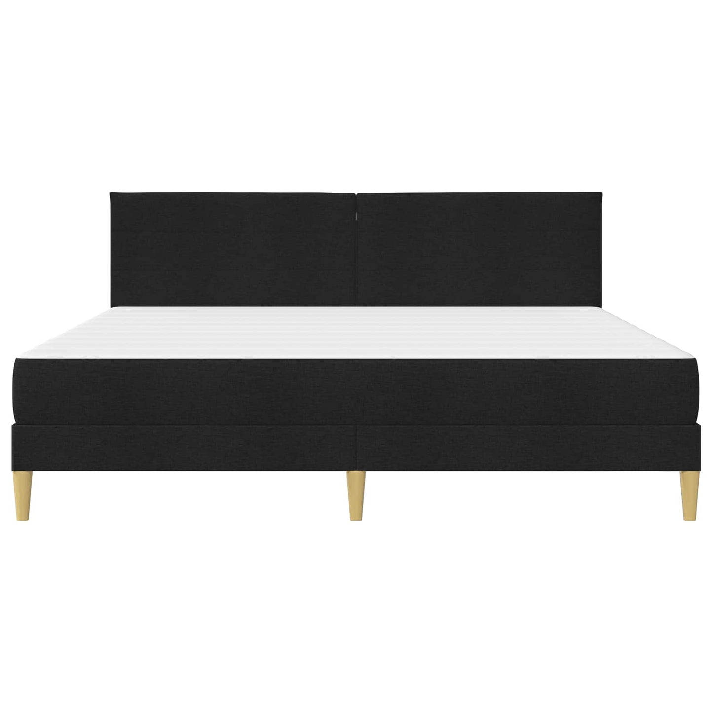 Struttura del letto Nero 180 x 200 cm Poliestere