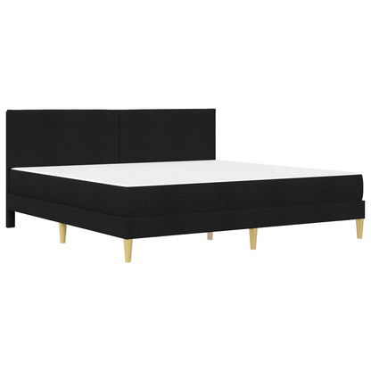 Struttura del letto Nero 200 x 200 cm Poliestere | homemem39