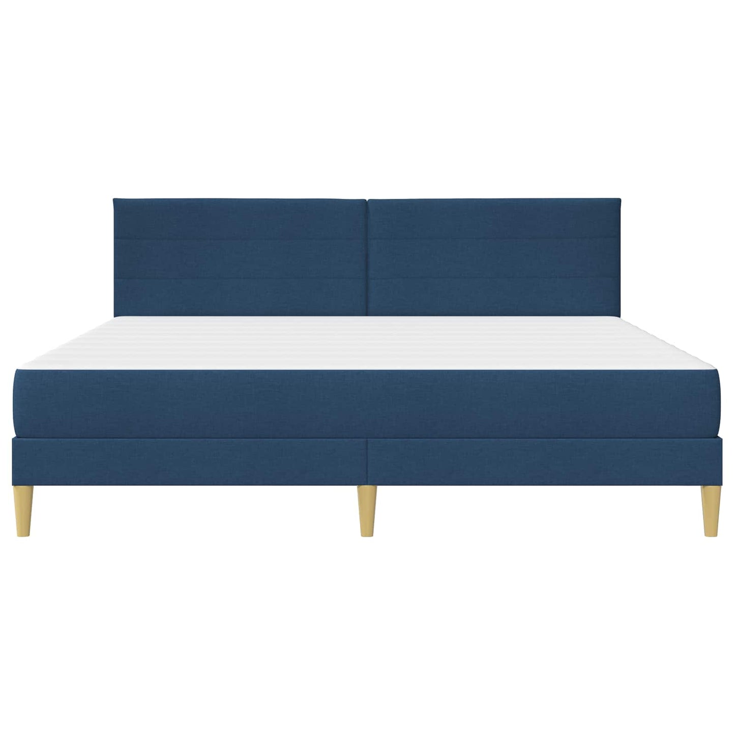 Struttura del letto Blu 200 x 200 cm Poliestere | homemem39