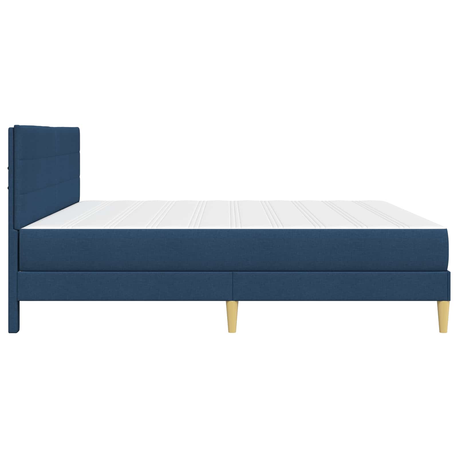 Struttura del letto Blu 200 x 200 cm Poliestere | homemem39