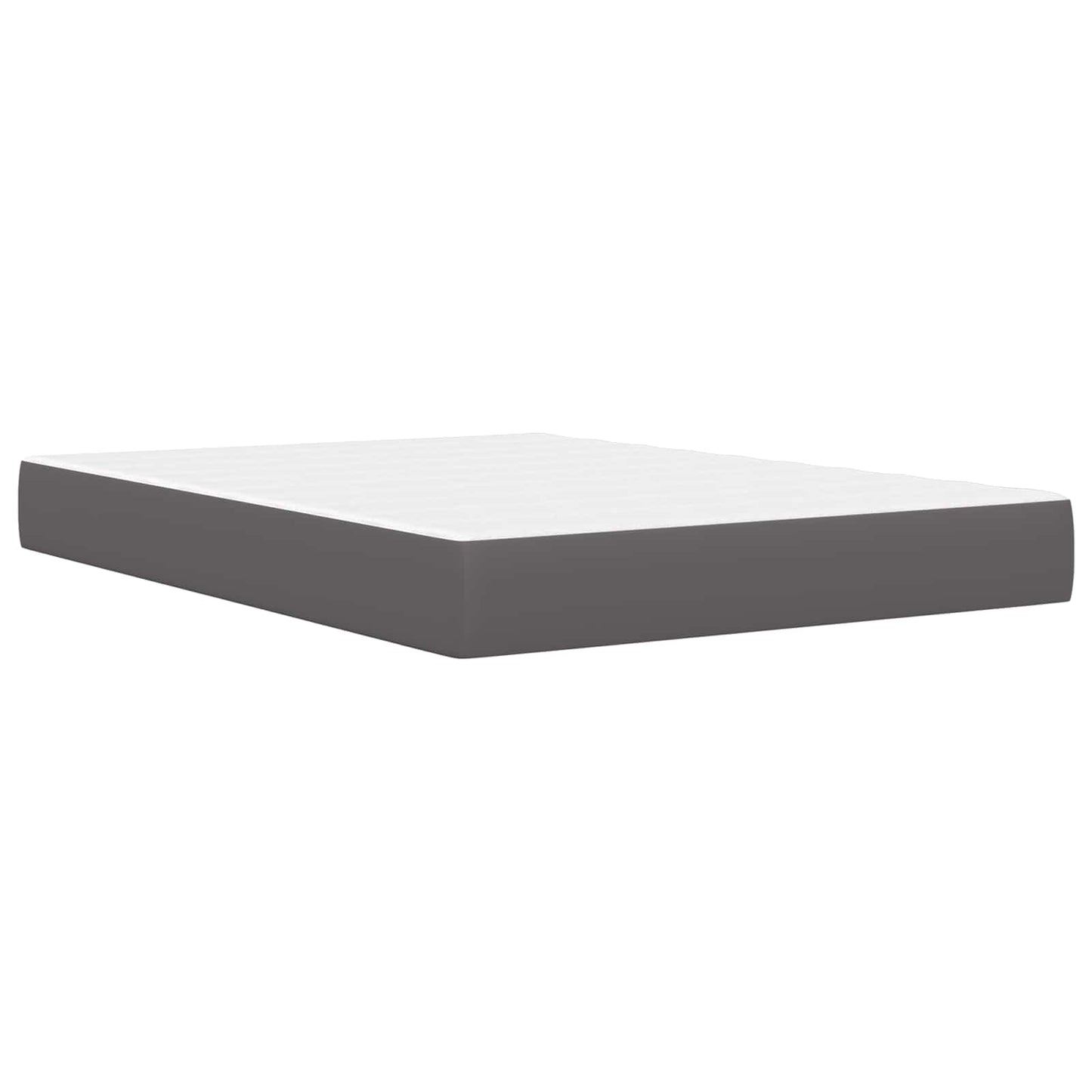 Struttura del letto con testiera Grigio 120 x 190 cm Similpelle | homemem39