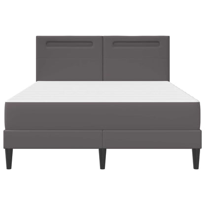 Struttura del letto con testiera Grigio 120 x 200 cm Similpelle | homemem39